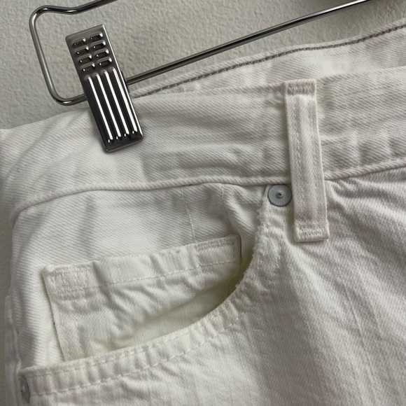 7 FOR ALL MANKIND SLIMMY WHITE 5 POCKET JEANS PANTS SIZE 31 - Picture 13 of 14